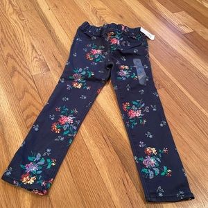 NWT Gap size 5 floral jeggings - spring flowers!